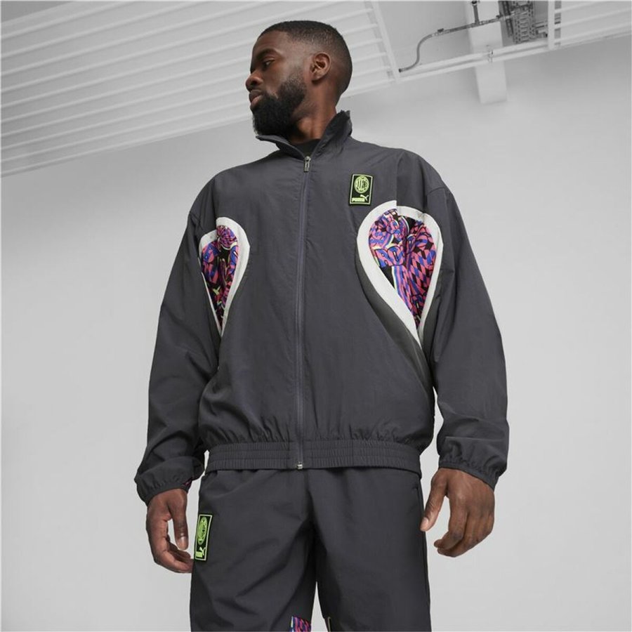 Trningsdragt til voksne Puma AC Milan Woven Gr Mrkegr #3
