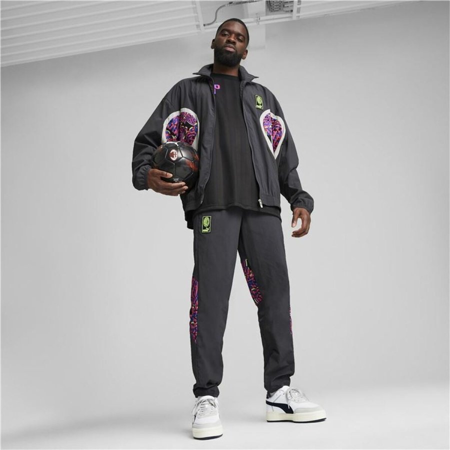 Trningsdragt til voksne Puma AC Milan Woven Gr Mrkegr #4