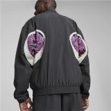 Trningsdragt til voksne Puma AC Milan Woven Gr Mrkegr #7