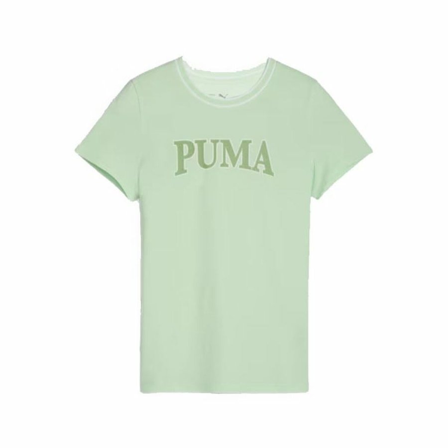 Brne Kortrmet T-shirt Puma Squad Limegrn #1
