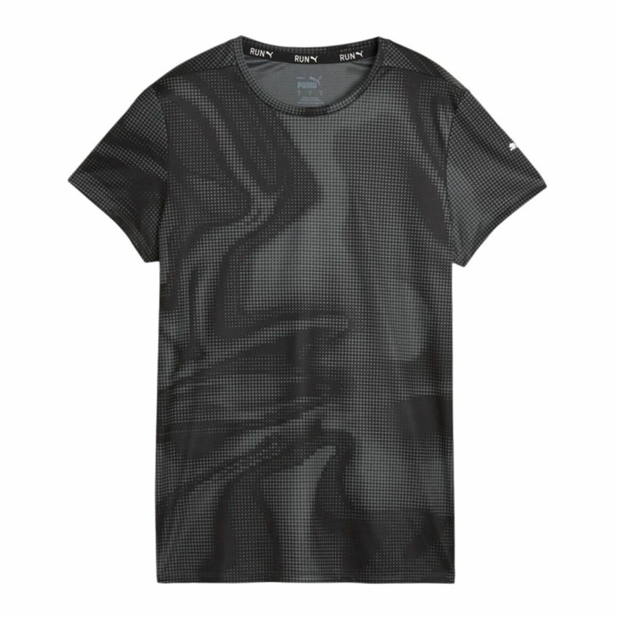 Kortrmet T-shirt til Kvinder Puma Run Favorite AOP #1