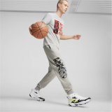 Kortrmet T-shirt til Mnd Puma The Hooper 3 Lysegr #5