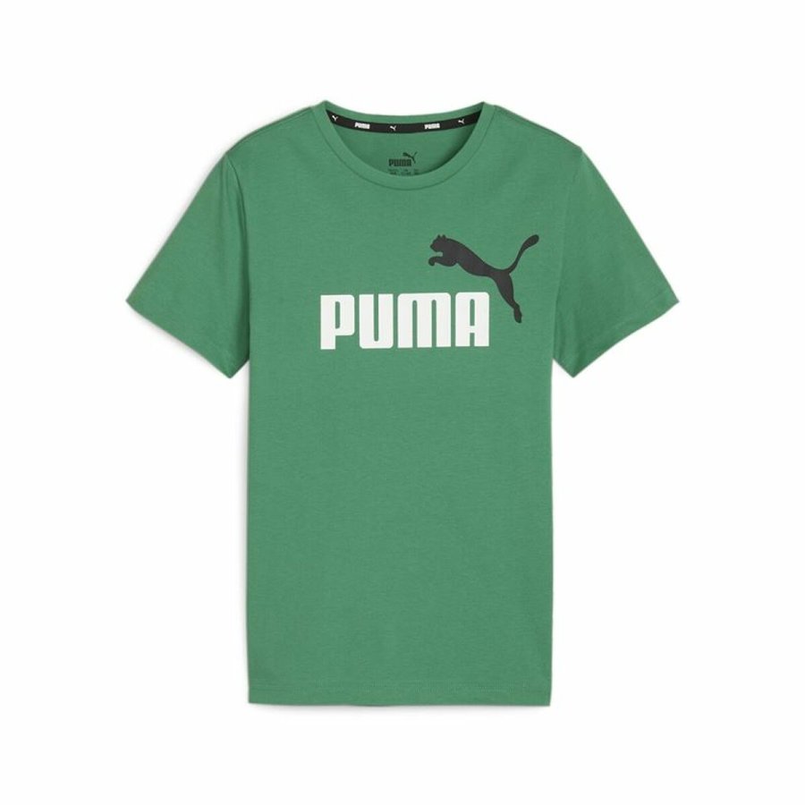 Brne Kortrmet T-shirt Puma Essentials+ Oliven #1