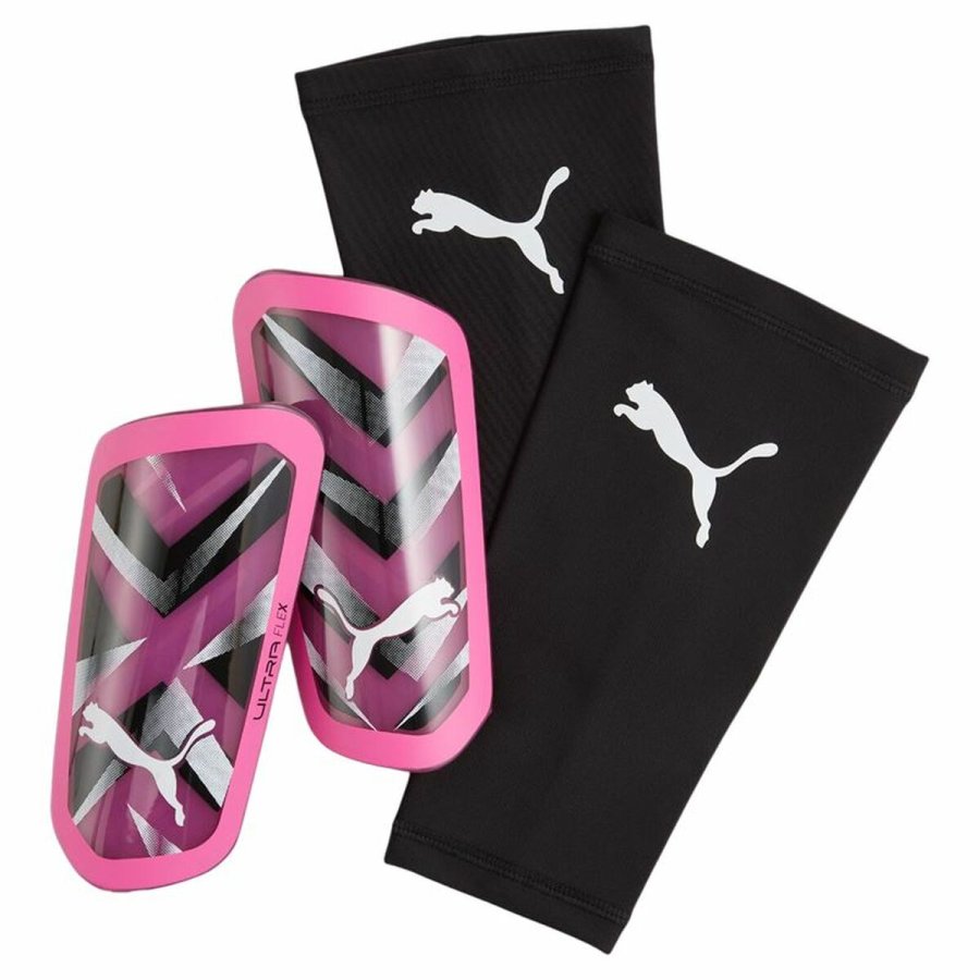 Benskinner til Fodbold Puma ULTRA Flex leeve Poison Rosa Mrk pink #1