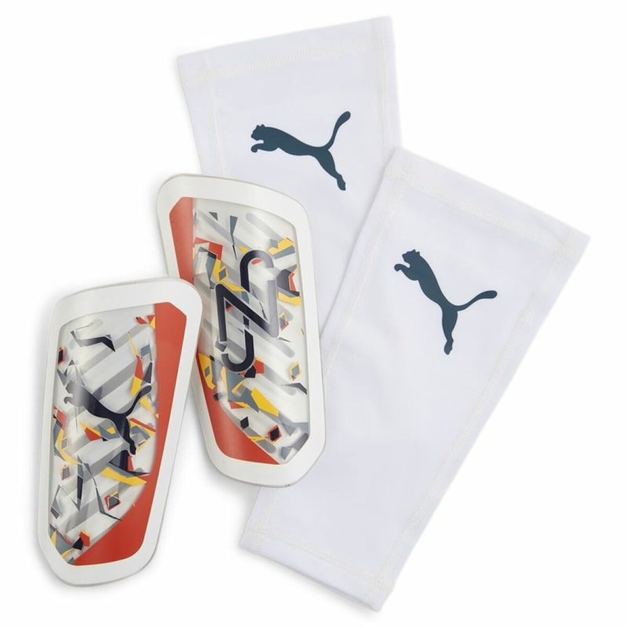 Benskinner til Fodbold Puma Neymar Ultra Flex Hvid #1