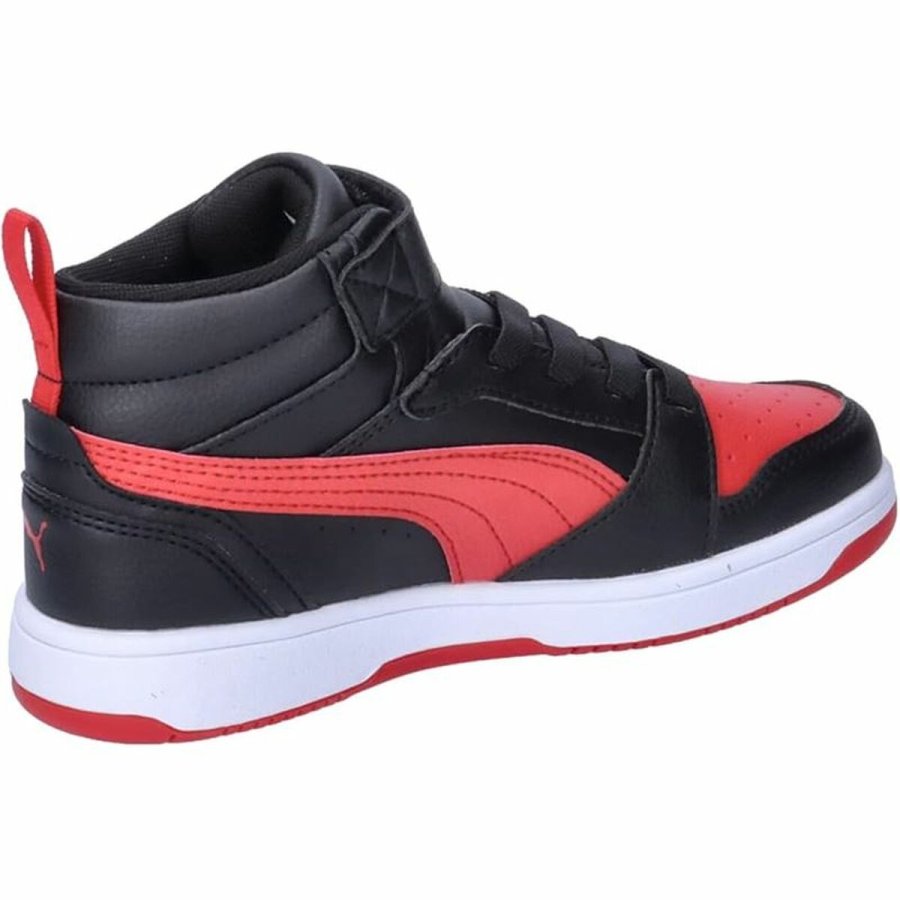 Sportssko til brn Puma Rebound V6 Mid Sort Rd #3