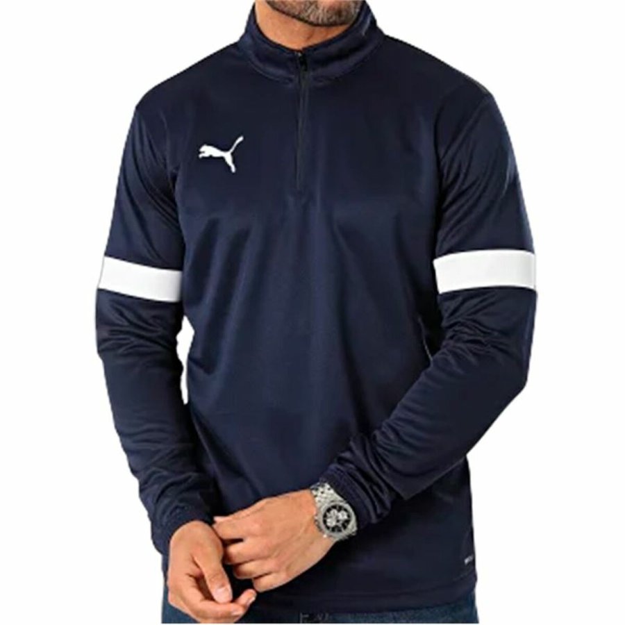 Sweaters uden Htte til Mnd Puma individualRISE 1/4 Z Navy #1