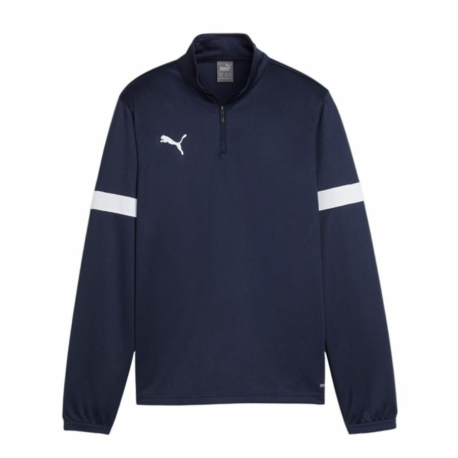Sweatshirt til Brn Puma individualRISE 1/4 Z Navy #1
