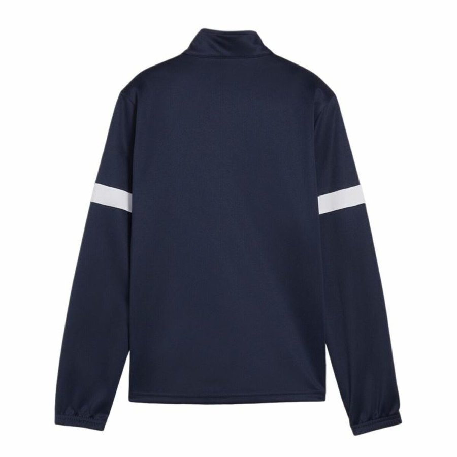 Sweatshirt til Brn Puma individualRISE 1/4 Z Navy #2