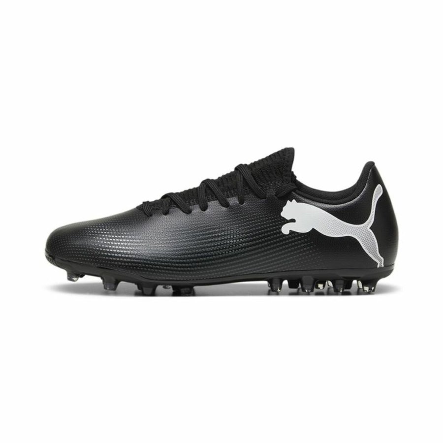 Voksen fodboldstvler Puma Future 7 Match MG Hvid Sort #1
