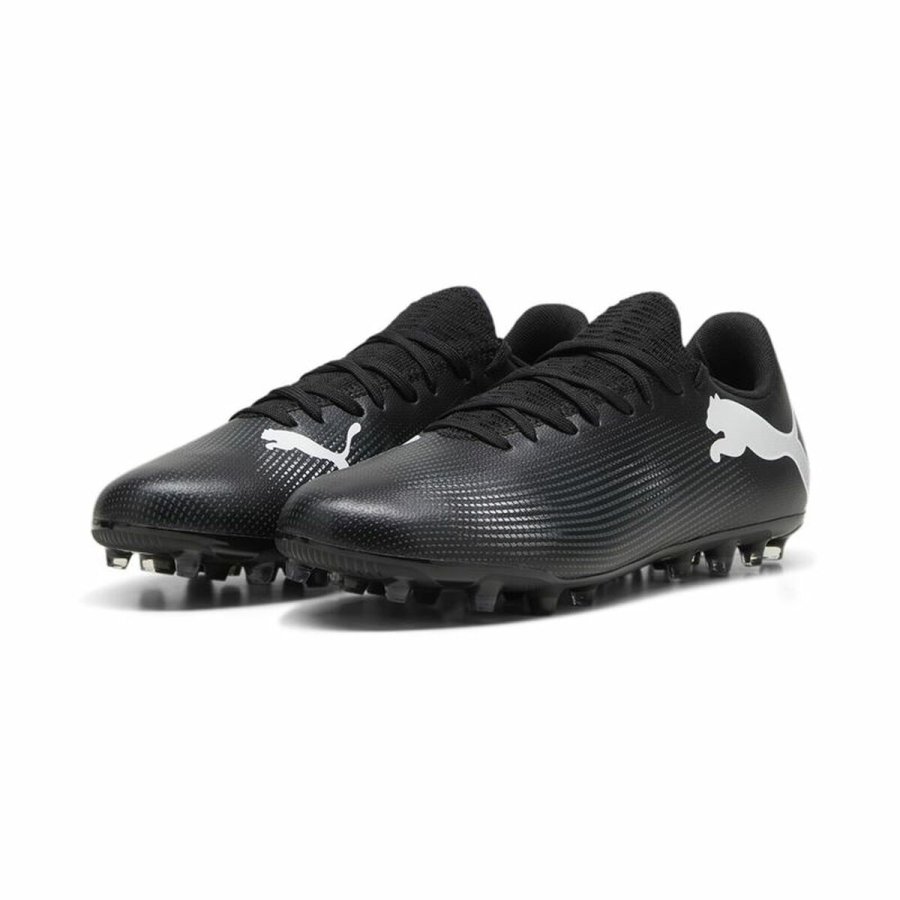 Voksen fodboldstvler Puma Future 7 Match MG Hvid Sort #4