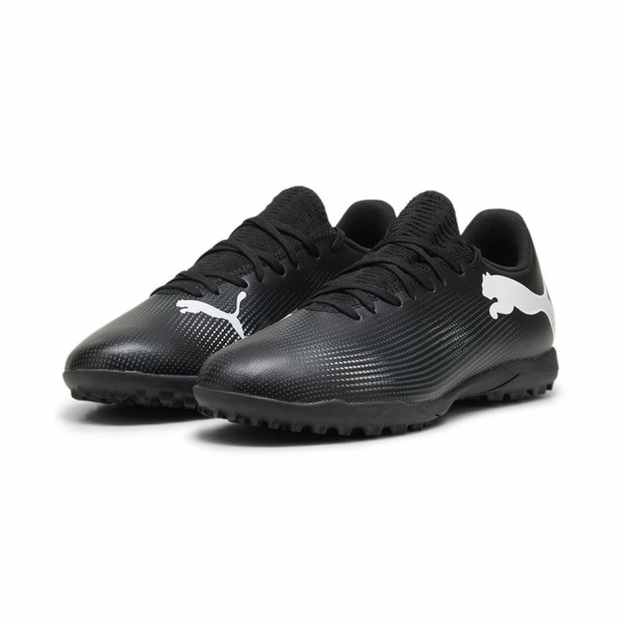 Voksen fodboldstvler Puma Future 7 Match MG Hvid Sort #4