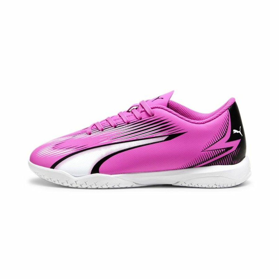 Indend�rs fodboldst�vler til b�rn Puma Ultra Play Hvid M�rk pink B�rns Unisex #1