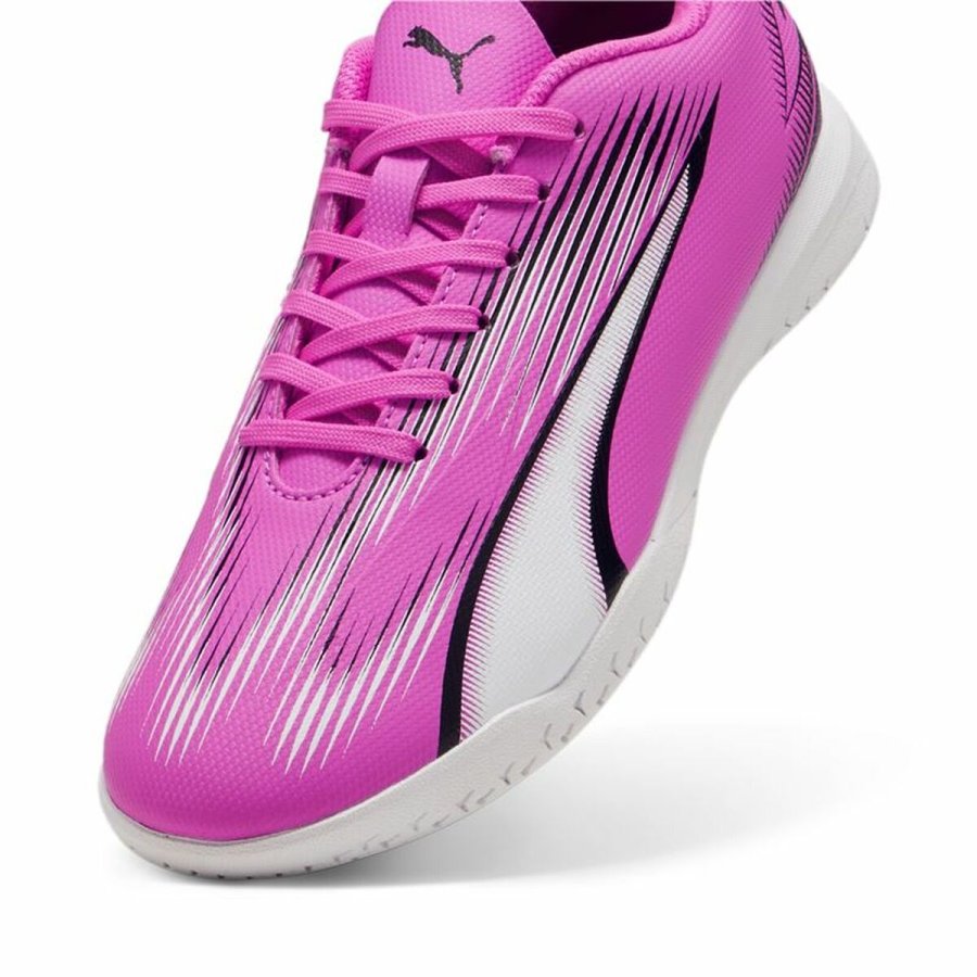 Indend�rs fodboldst�vler til b�rn Puma Ultra Play Hvid M�rk pink B�rns Unisex #4