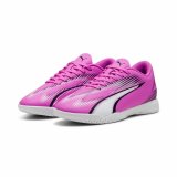 Indend�rs fodboldst�vler til b�rn Puma Ultra Play Hvid M�rk pink B�rns Unisex #5
