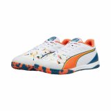 Indendrs fodboldstvler til voksne Puma IBERO V CREATIVITY Hvid Brns Unisex #4