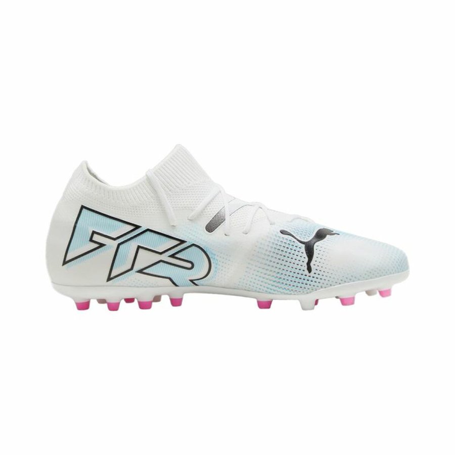 Voksen fodboldstvler Puma Future 7 Match MG Hvid Sort #2