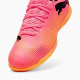 Indendrs fodboldstvler til brn Puma Future 7 Play Orange Brns Unisex #4