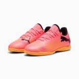Indendrs fodboldstvler til brn Puma Future 7 Play Orange Brns Unisex #5
