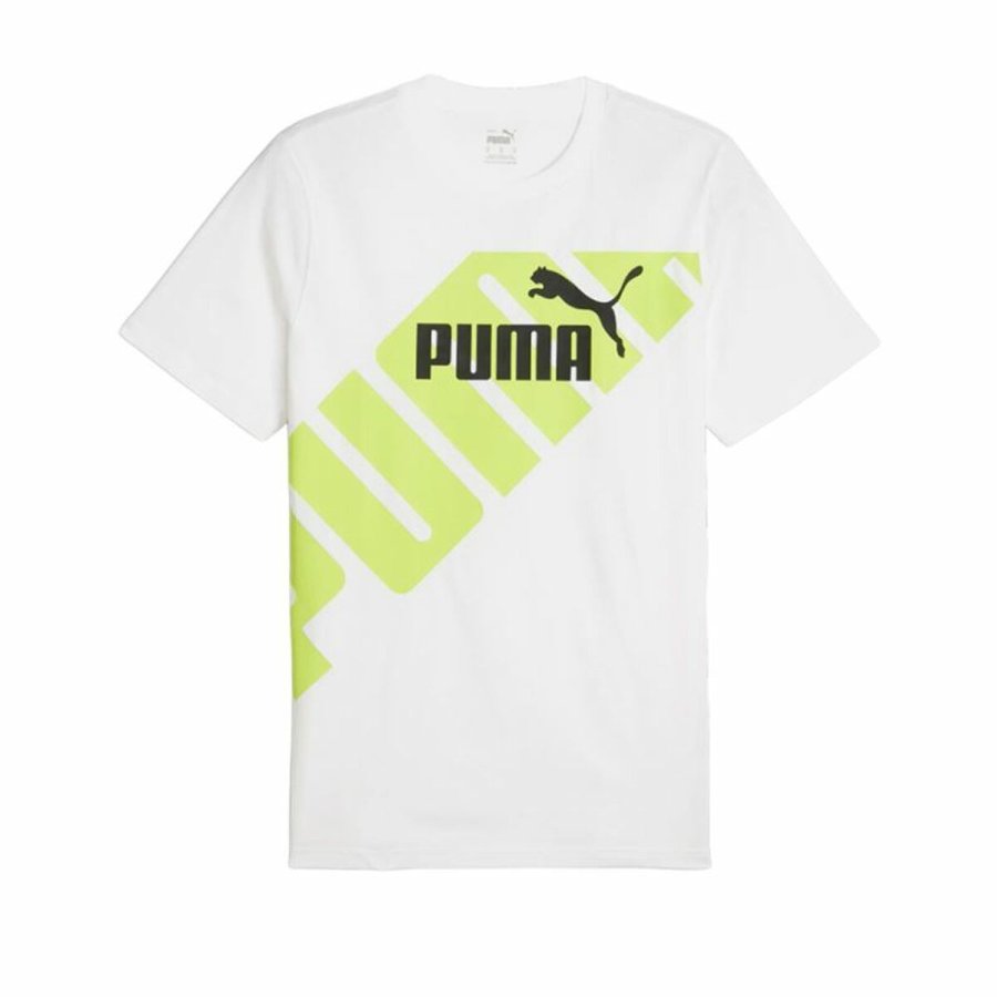 Kortrmet T-shirt til Mnd Puma POWER Graphic #1