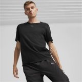 Kortrmet T-shirt til Mnd Puma FIT Triblend Sort #3