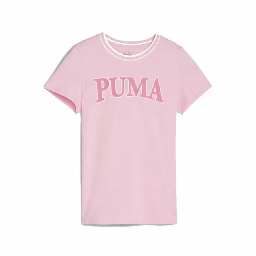 Brne Kortrmet T-shirt Puma Squad Pink #1