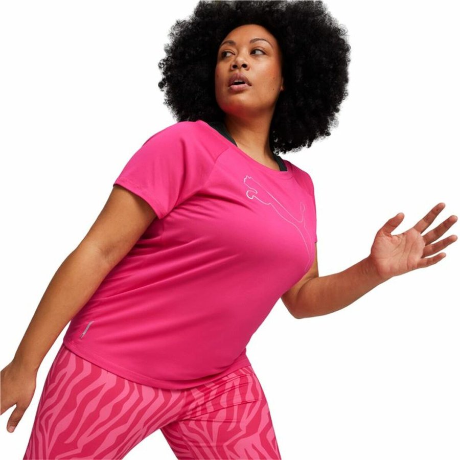 Kortrmet T-shirt til Kvinder Puma Train Favorite (M) #4