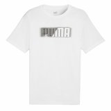 Kortrmet T-shirt til Mnd Puma Graphics Wording #1