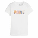 Kortrmet T-shirt til Kvinder Puma Essential+ Graphic #1