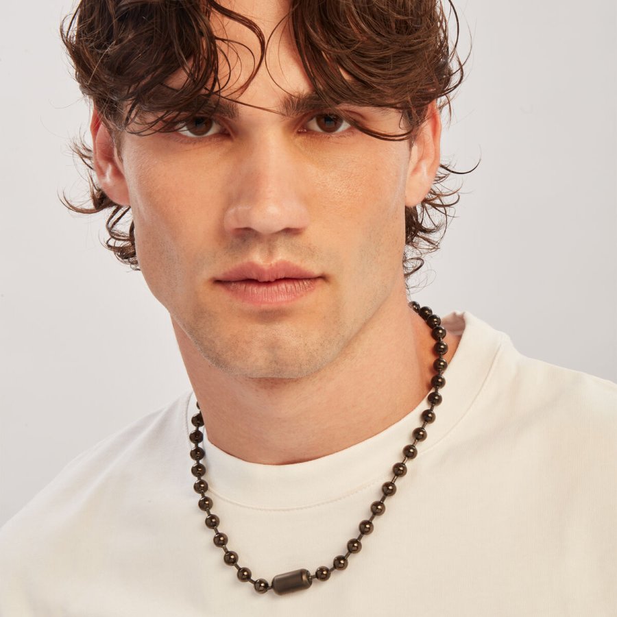 Armbnd til mnd Breil TJ3669 Sterling slv 925 Sort #4