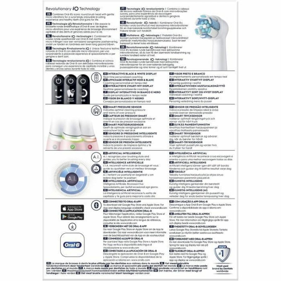 Elektrisk tandbrste Oral-B Serie iO6n Pink #6