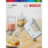 Multifunktionshndmikser med Tilbehr BOSCH MFQ36480 Hvid Gr 450 W #7