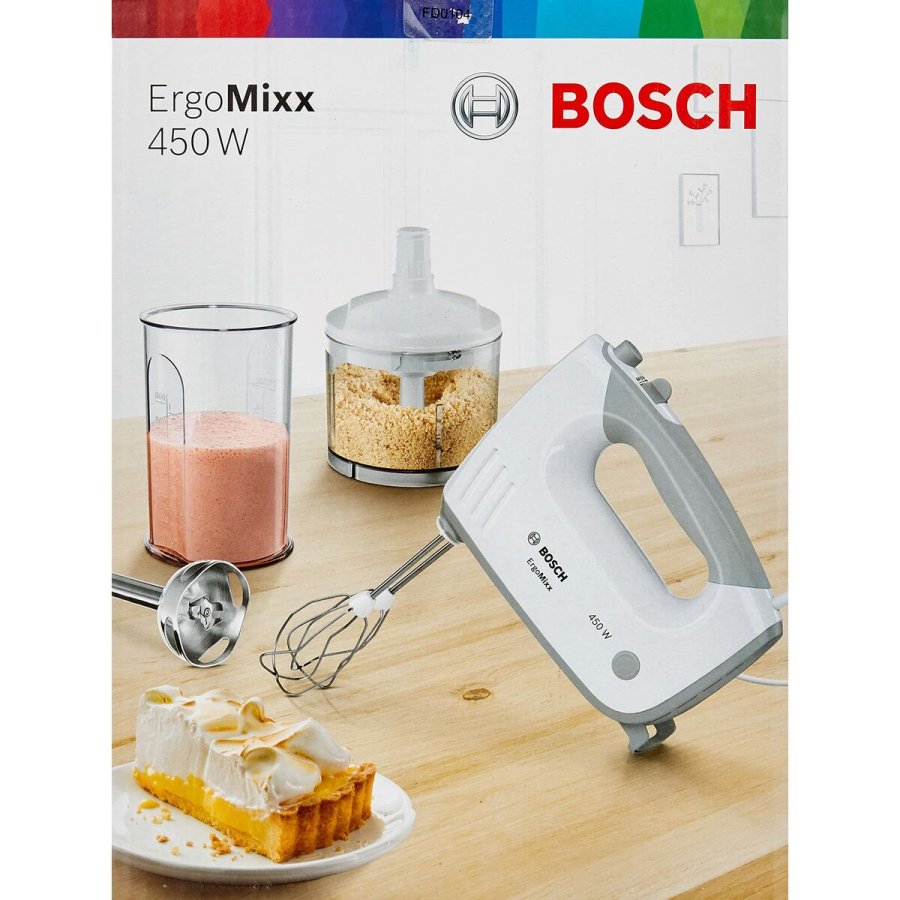 Multifunktionshndmikser med Tilbehr BOSCH MFQ36480 Hvid Gr 450 W #7