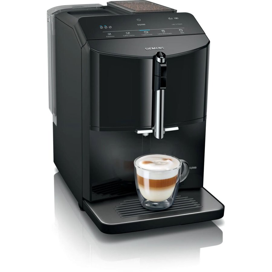 Superautomatisk kaffemaskine Siemens AG TF301E09 Sort 1300 W 15 bar 1,4 L #1