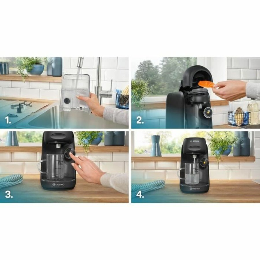 Kapselkaffemaskine BOSCH TAS162E Sort 1400 W 700 ml #6