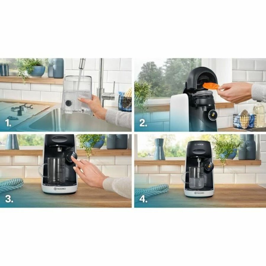 Kapselkaffemaskine BOSCH TAS164E Sort 1400 W 700 ml #7