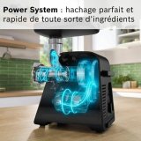Kdhakker BOSCH Serie 6 MFWS640B Sort Rustfrit stl Plastik 500 W 350 ml 1,3 Kg/min #4