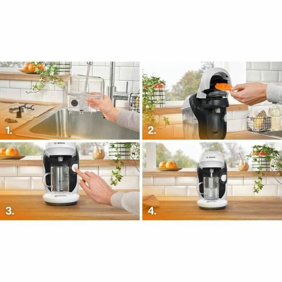 Kapselkaffemaskine BOSCH TAS114E Hvid 1400 W 700 ml #6