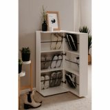Skostativ Finori  Hvid 100 x 110 x 34 cm #21