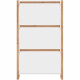 Skostativ Hvid Hrast 70 x 25 x 125 cm #4