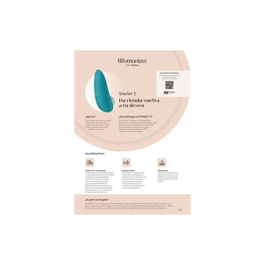 Vibrator Womanizer WOMANIZER STARLET 3 TURQOISE Turkisbl #5