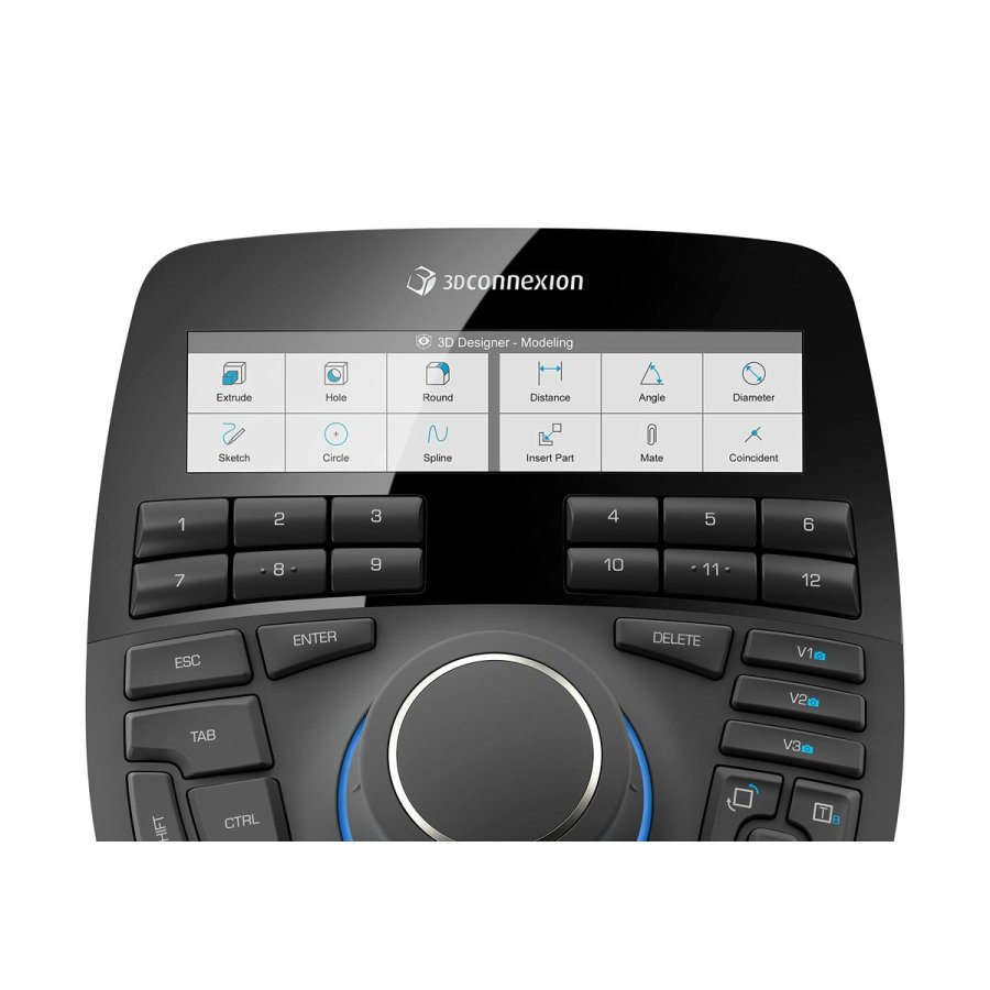 Mus 3Dconnexion SpaceMouse Enterprise 3DX-700056 Sort #3