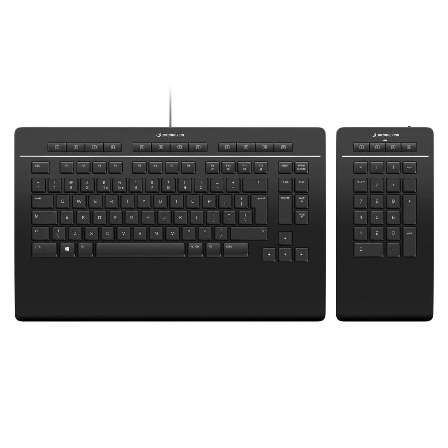 Tastatur 3Dconnexion 3DX-700092 Sort Qwerty US #2