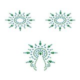 Prangende Bl� & Gr�n Mystim 46656 Turkisbl� (3 pcs) #1