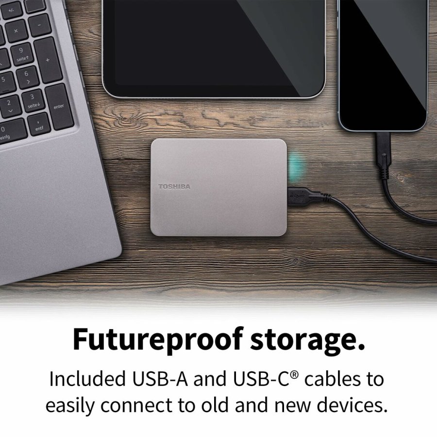 Ekstern harddisk Toshiba HDTX210ESCAA Gr Magnetisk #4