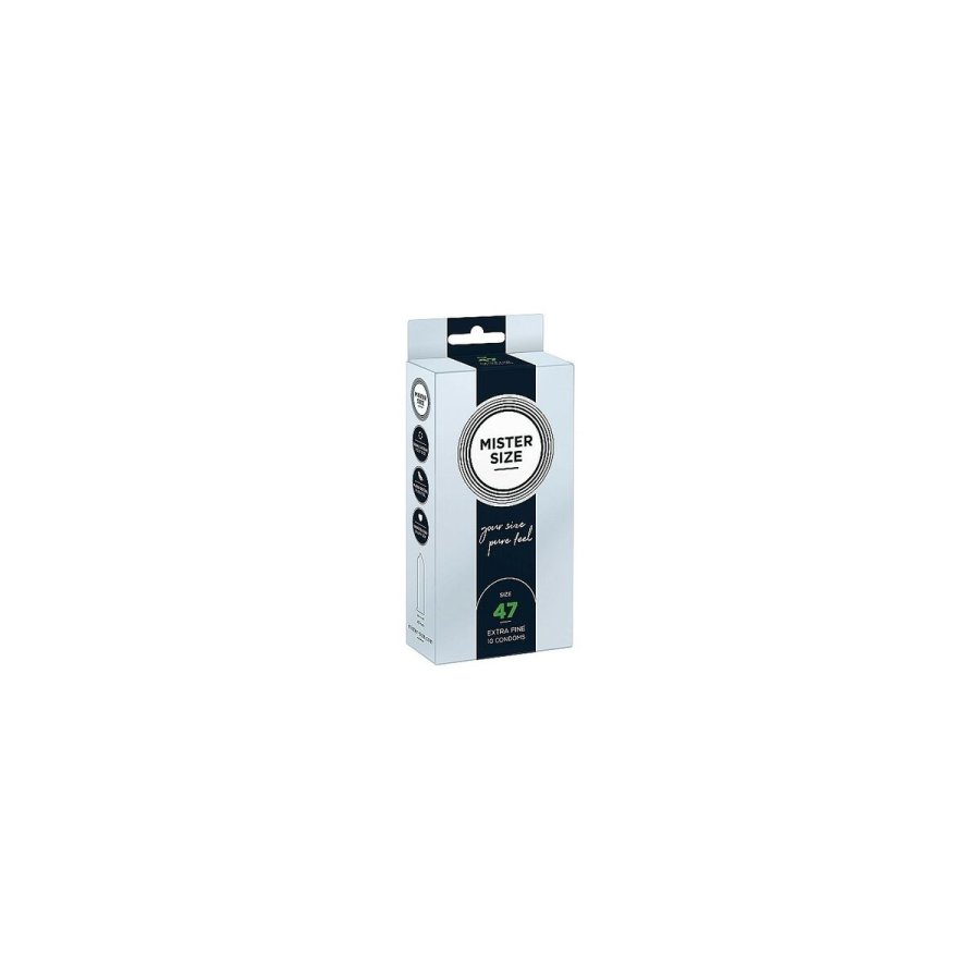 Kondomer Mister Size Pure Feel Extra Thin Ekstra fin #1