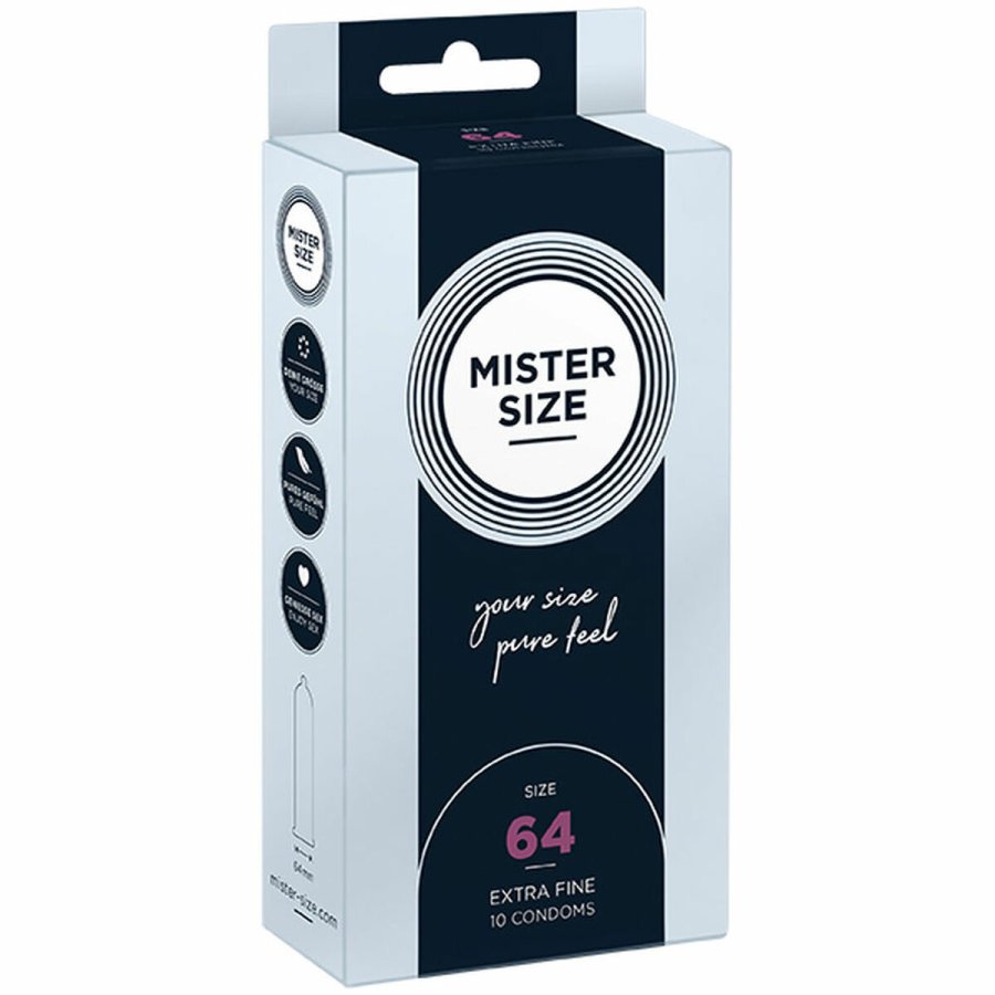 Kondomer Mister Size  6,4 cm (10 pcs) #1