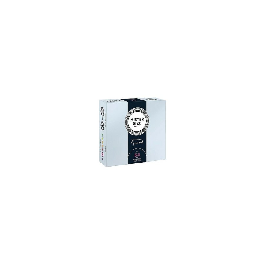 Kondomer Mister Size Pure Fell Extra Fine  6,4 cm #1