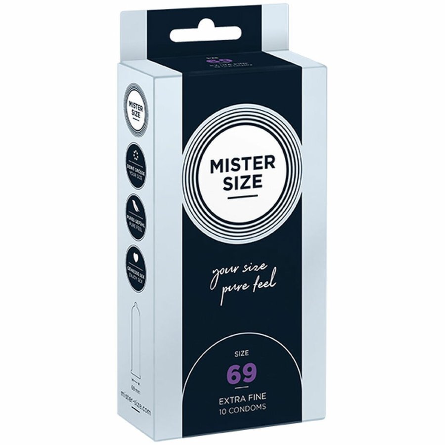 Kondomer Mister Size  6,9 cm (10 pcs) #1
