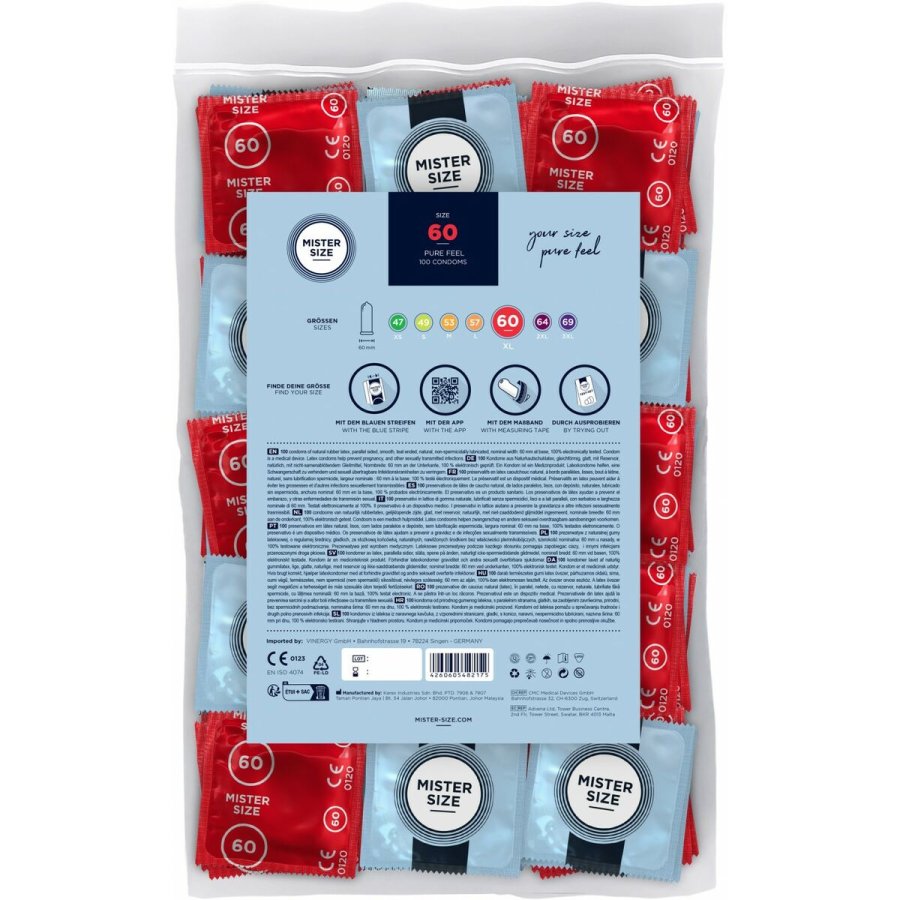 Kondomer Mister Size 100 enheder #3